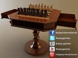 ترابيزة الشطرنج من شركه العزازي بمقاسات مختلفه وسعر مميز