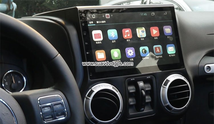 Jeep Wrangler car pc radio DAB+ android wifi 3G gps navi 10.2inch mult