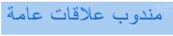 مندوب / مسؤول علاقات عامة - public relations officer