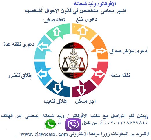 محامى احوال شخصيه فى مصر الافوكاتو/ وليد شحاته